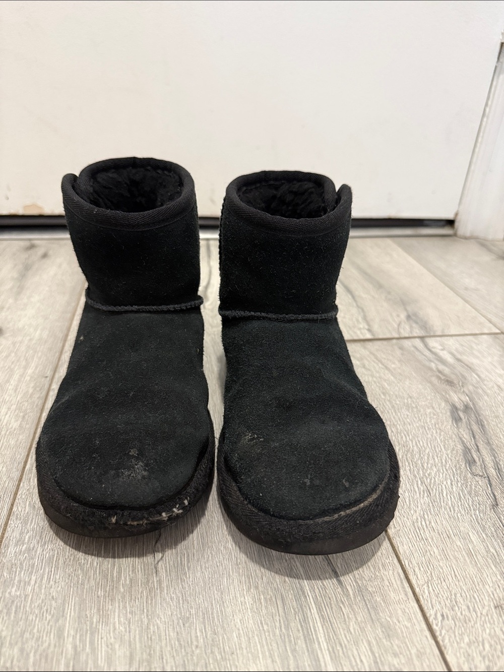 Uggs Kids Black Cozy Winter Boots